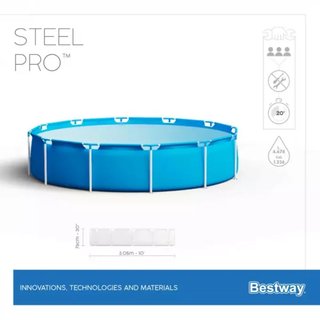 Piscina Bestway Steel Pro MAX 305x76 cm Azul