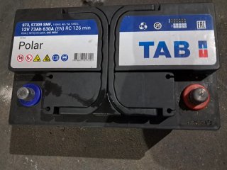 Batería Coche TAB Polar 12V 73Ah 630A