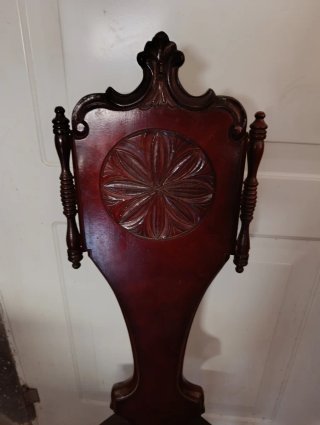 Juego de 2 Sillas de Madera Antiguas
