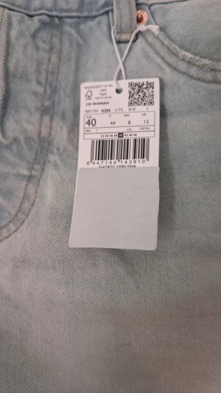 Shorts Vaqueros Mango Talla 40