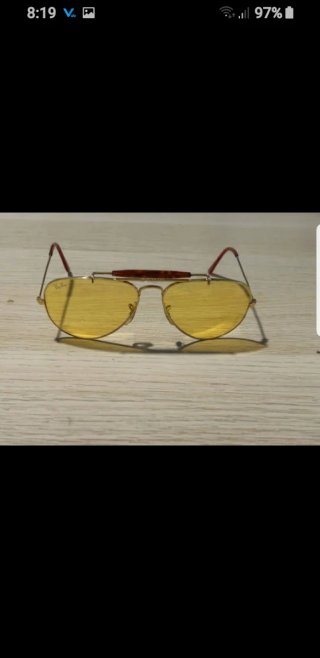 Gafas Ray-Ban Aviator Amarillas Retro USA