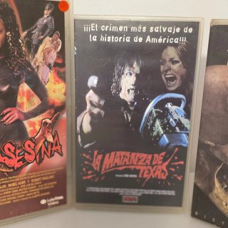 Lote 5 Películas Terror VHS (Español)