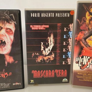 Lote 5 Películas Terror VHS (Español)