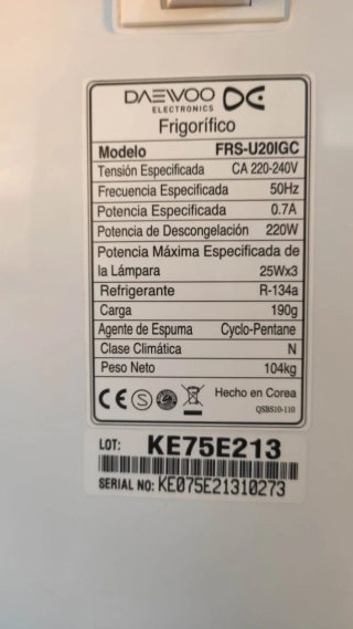 Placa Electrónica Nevera Daewoo
