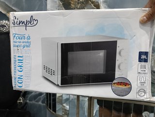 MICROONDAS + GRILL POTENTE 1000W+700W 20L NUEVO