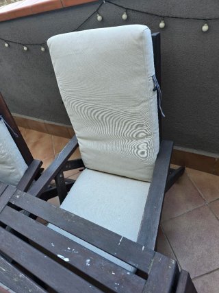 Mesa de jardín con 4 sillas y 2 butacas