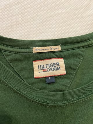 Camiseta Hilfiger Denim Verde Talla L