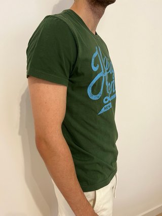 Camiseta Hilfiger Denim Verde Talla L
