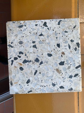 4 baldosas de mármol con incrustaciones, 30x30