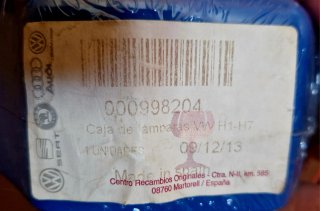 Caja bombillas y fusibles recambio volkswagen