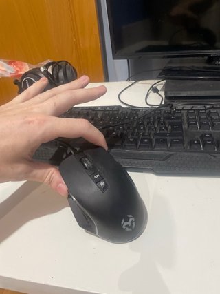 Teclado Gaming Krom Negro Con ratón y cascos