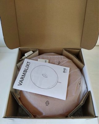 Lámpara Donut Naranja Cristal