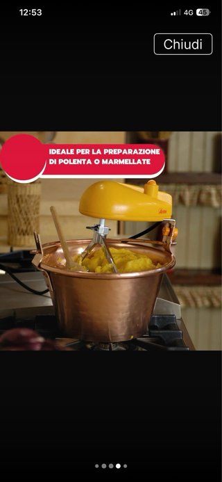 Paiolo per polenta in rame nuovo no scatola