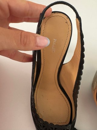 Zapatos Pollini tacón piel