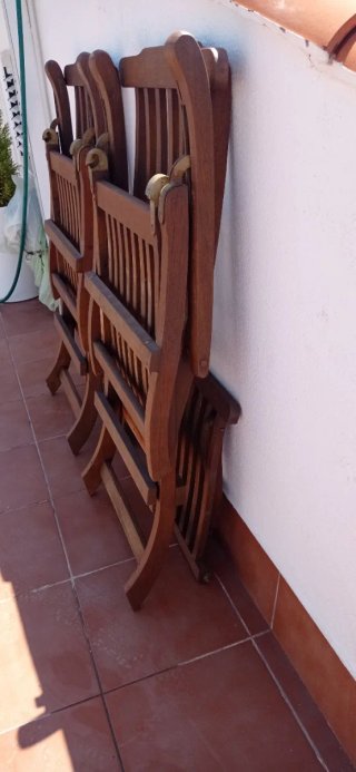 Hamaca Tumbona Madera Teka