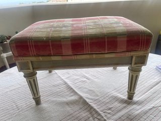 Banqueta pequeña estilo vintage