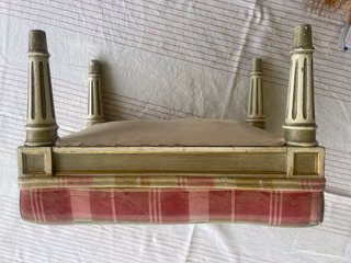 Banqueta pequeña estilo vintage