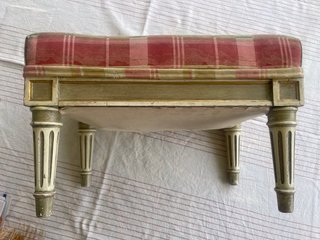 Banqueta pequeña estilo vintage