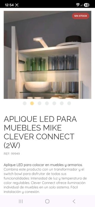Luz LED Mueble Paulmann Mike