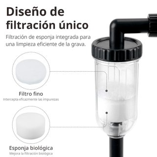 Aspirador Acuario NICREW 3 en 1