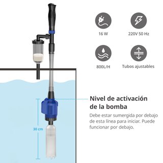 Aspirador Acuario NICREW 3 en 1
