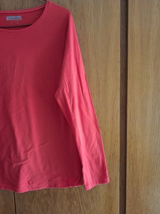 Camiseta roja InExtenso manga larga
