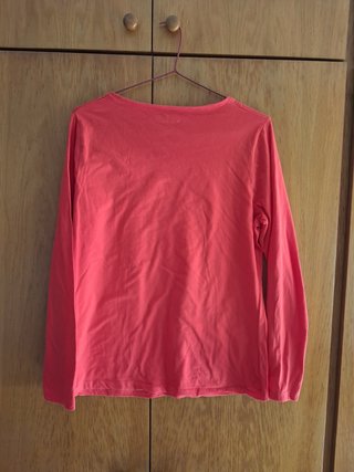 Camiseta roja InExtenso manga larga