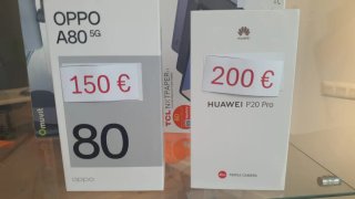 OPPO A80 5G Huawei P20 Pro