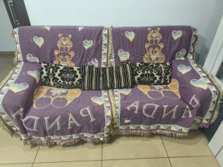 2 Sofás de 3 plazas