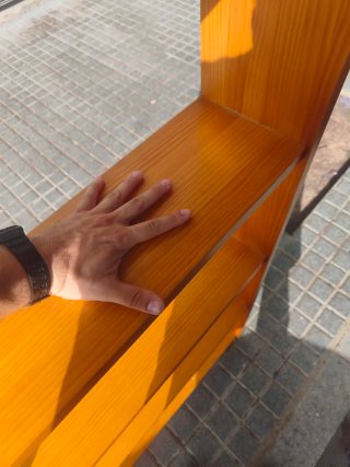 Estantería de madera 5 baldas