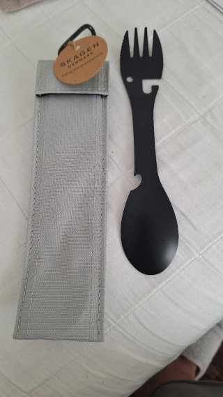Cubierto Skagen Multiusos Negro