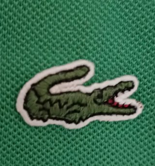 Polo Lacoste Verde Talla 7 Original Francés
