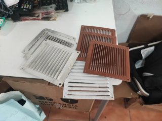 Rejillas de ventilación metálicas