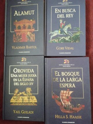 25 Libros de novela histórica de la Edad Media