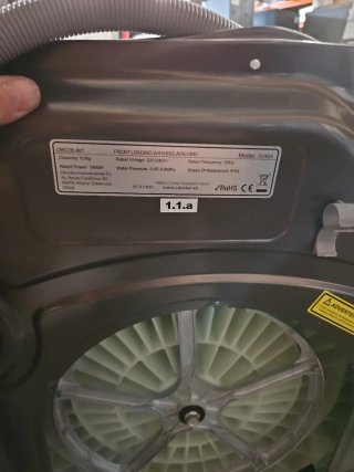 Lavadora nueva para piezas