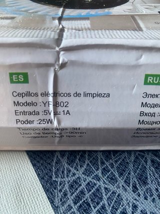 Cepillo de limpieza electrico 9en1
