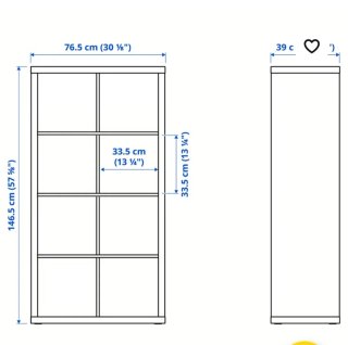 Estantería Kallax Ikea Blanca