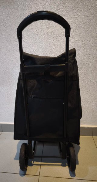 Carro compra Ikea negro plegable