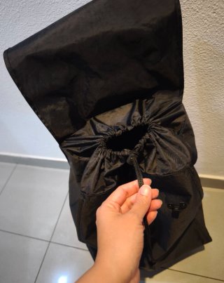 Carro compra Ikea negro plegable