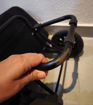 Carro compra Ikea negro plegable
