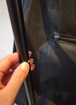 Carro compra Ikea negro plegable