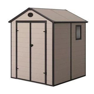 Caseta de jardín de resina Isabella beige 3,57 m²