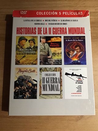 Pack 5 Películas Historias II Guerra Mundial DVD