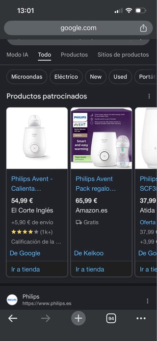 Calientabiberones Philips Avent