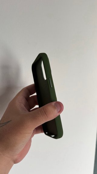 Funda tela iPhone 15 Pro Magsafe Verde