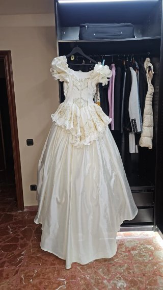Vestido de Novia Vintage champán