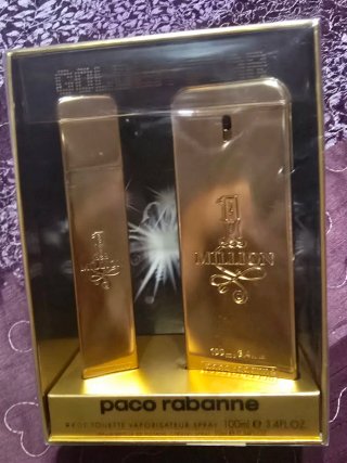 Estuche Paco Rabanne 1 Million Set Perfume Dorado