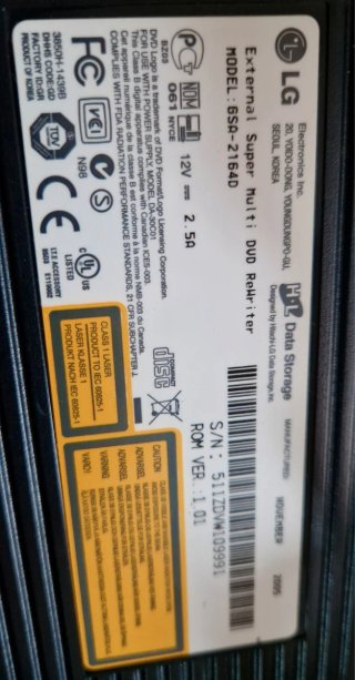 Grabadora DVD Externa LG Super Multi