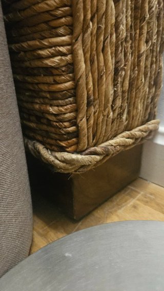 Cabecero de fibras naturales