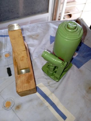 Gato hidráulico 2 Ton y cepillo carpintero